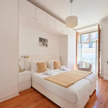 Appartamento Casa Portuguesa Chiado Lisbona